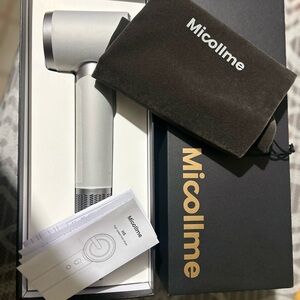 NEW MICOLLME Silver Hair Dryer